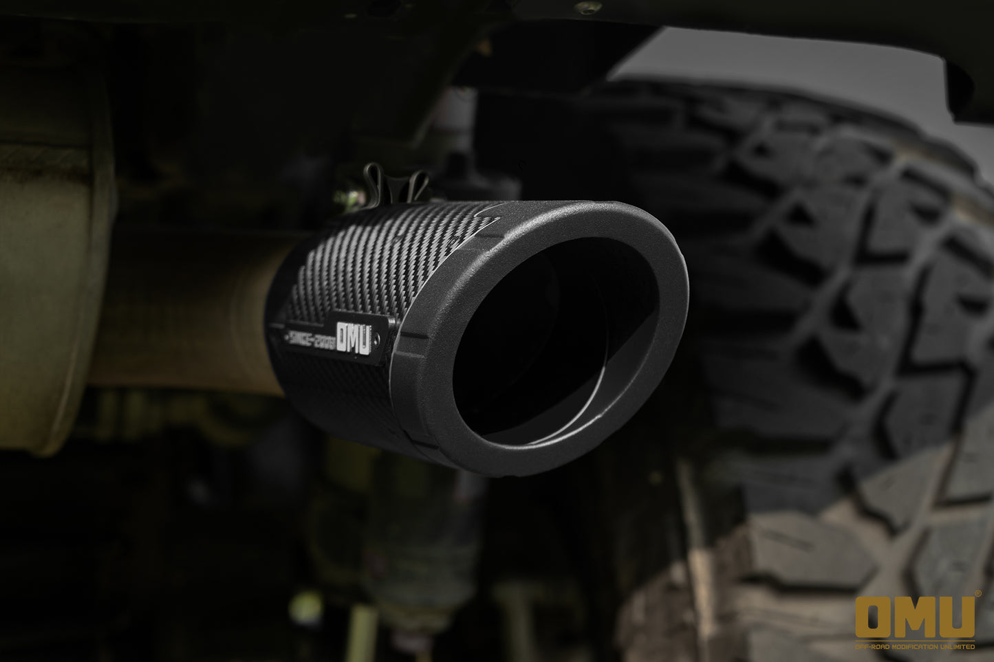 OMU Genesis Series Exhaust Tail Pipe Tip For Jeep Wrangler JL JT