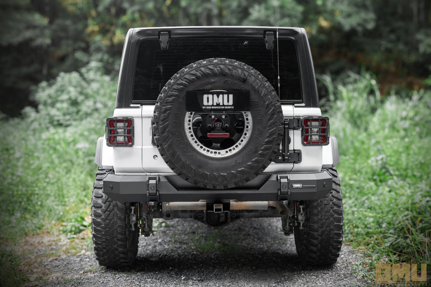 OMU Genesis Series Steel And Aluminum Rear Bumper For Jeep Wrangler JL