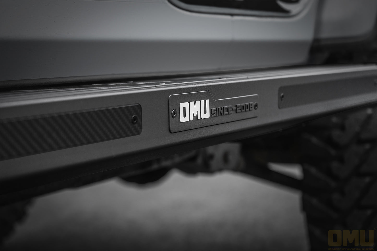 OMU Genesis Series Aluminum Running Board Side Step For Jeep Wrangler JL