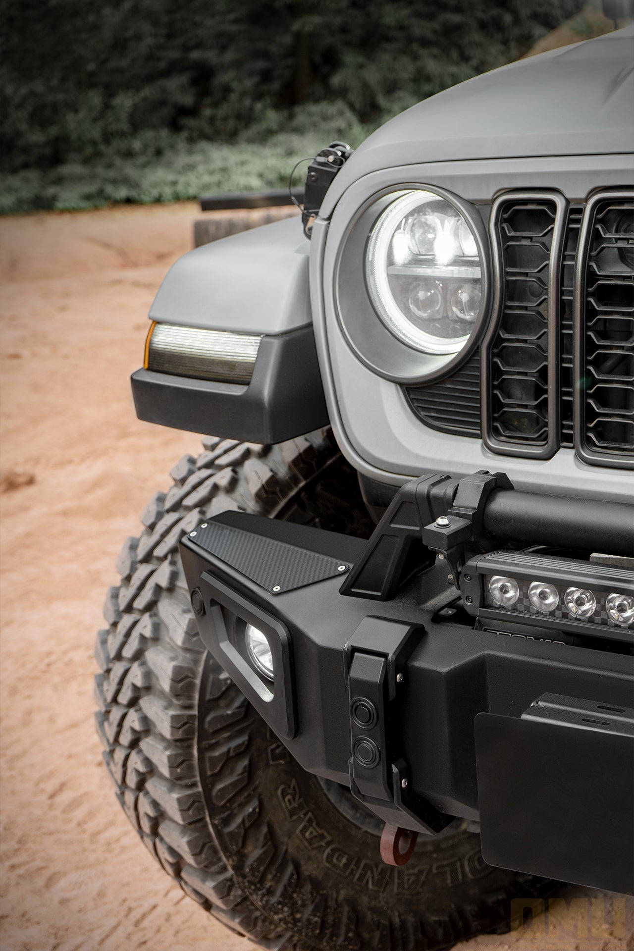 OMU Genesis Series Steel And Aluminum Front Bumper For Jeep Wrangler JL / Gladiator JT