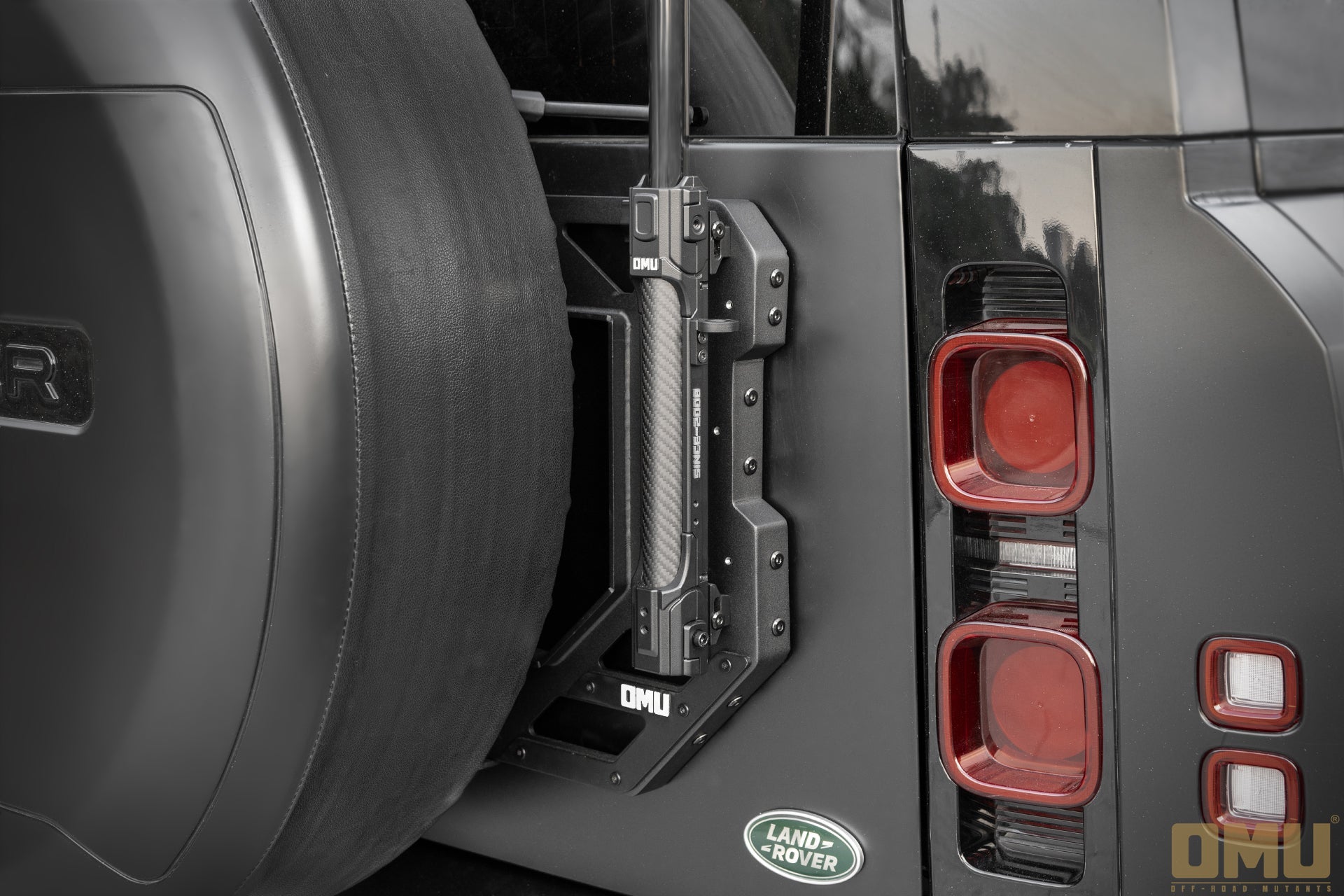 OMU Genesis Series Tailgate Flagpole Mount Kit For New Land Rover Defender 90/110/130