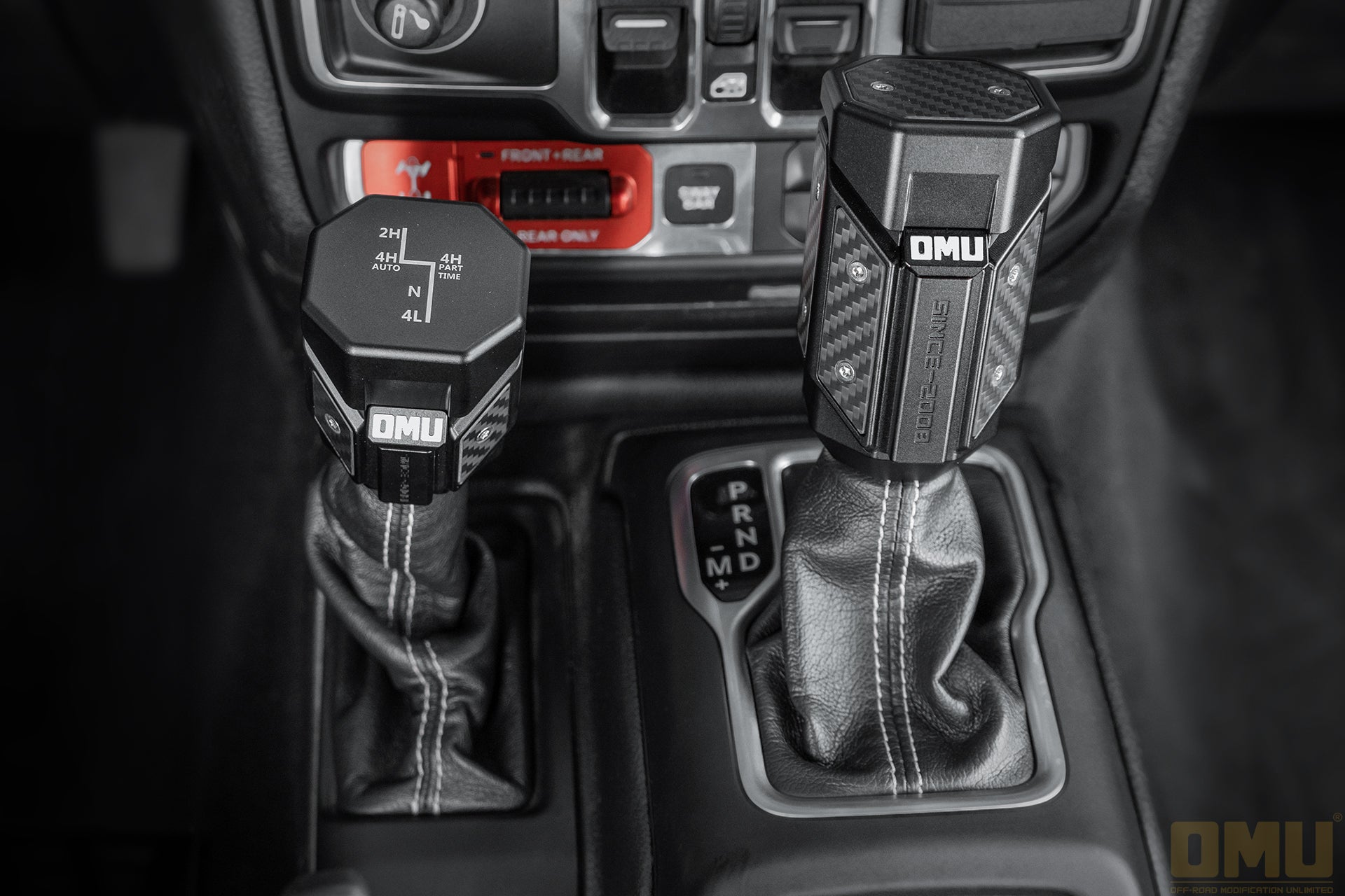 gear modification OMU Genesis Series Gear Lever Shift Knob for Jeep Wrangler JL/Gladiator JT