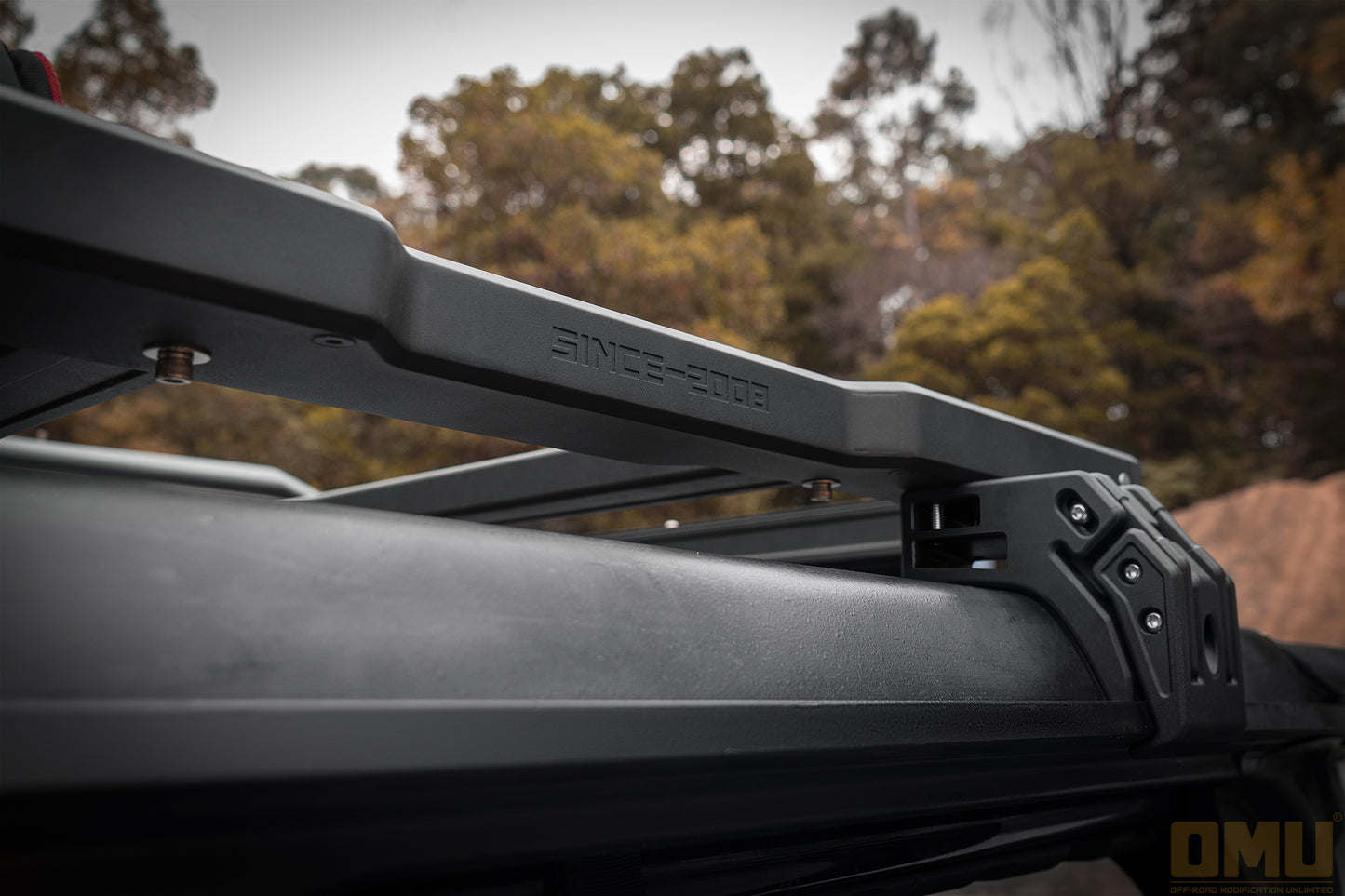 OMU Genesis Series Multifunctional Aluminum Roof Luggage Rack With Rear Window Side Ladder For Jeep Wrangler JL