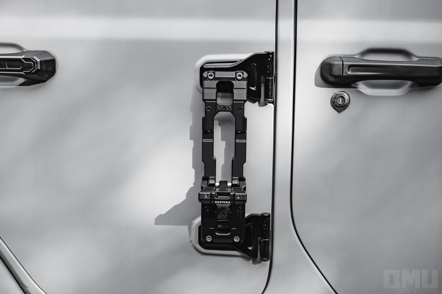 OMU  Genesis Series Door Hinge Step Aluminum Folding Foot Pedal for Jeep Wrangler JK JL JT