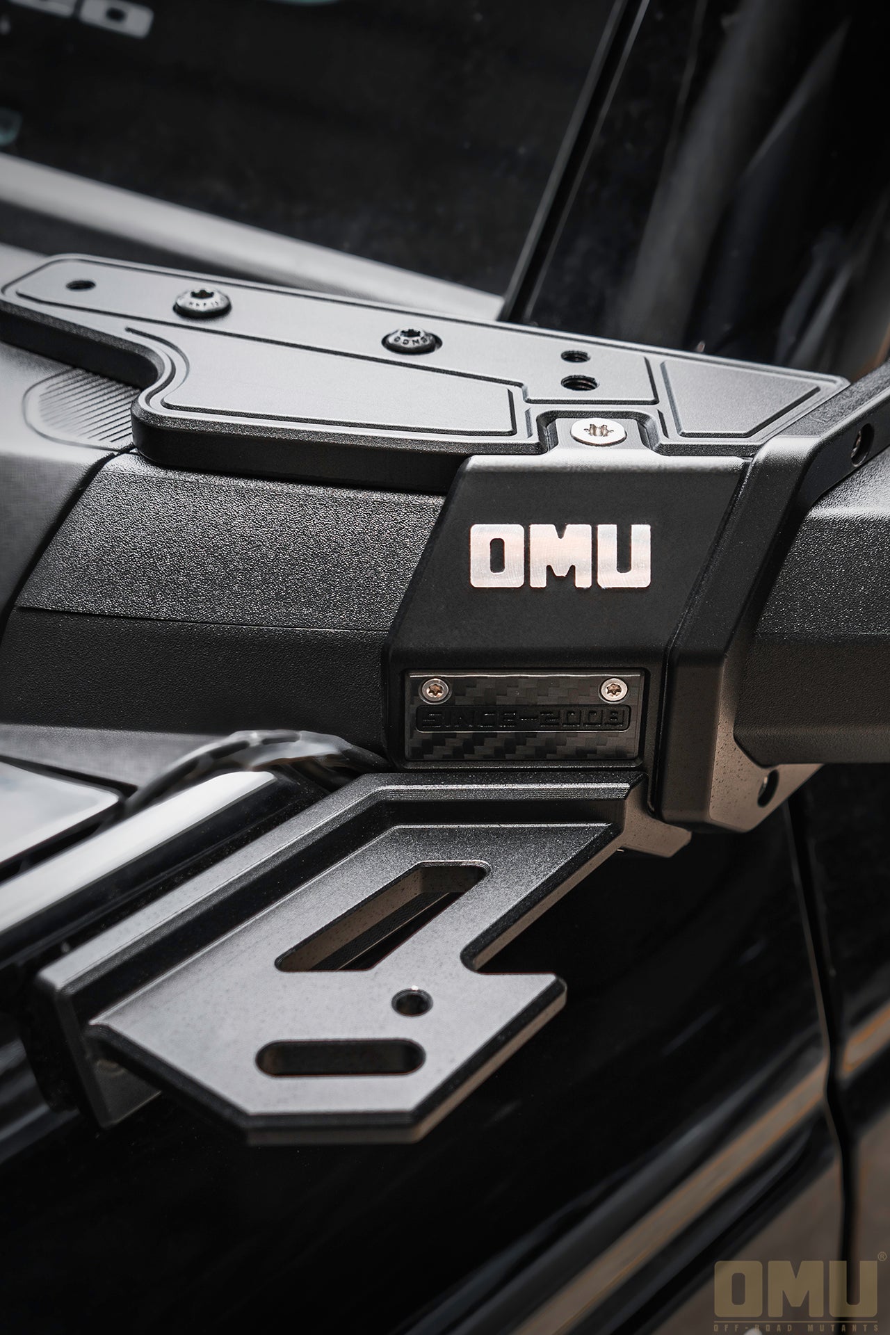 OMU Genesis Series Aluminum A-Pillar Light System Mount For Ford Bronco