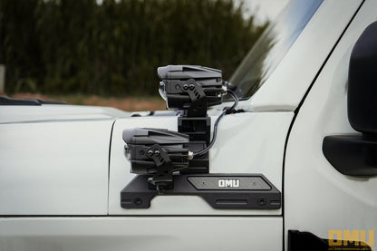 OMU Genesis Series A-Pillar Light System Mount For Jeep Wrangler Rubicon 392 JL & JT Sand Runner JT Mojave