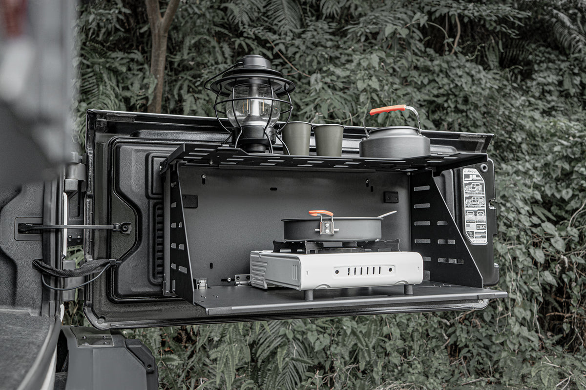 OMU Genesis Series Tailgate Multi-Function Platform For Jeep Wrangler JL