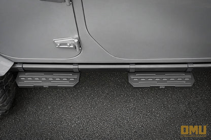 OMU Genesis Series  Running Board Side Step For Jeep Wrangler JK with Rubicon OEM side bar
