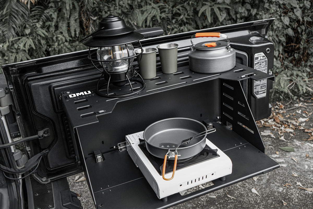 OMU Genesis Series Tailgate Multi-Function Platform For Jeep Wrangler JL