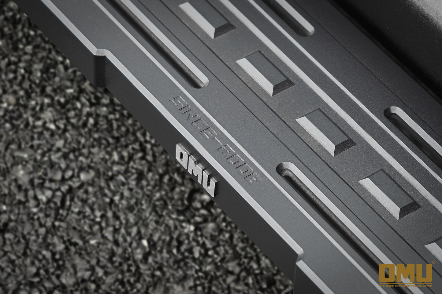 OMU Genesis Series  Running Board Side Step For Jeep Wrangler JK with Rubicon OEM side bar