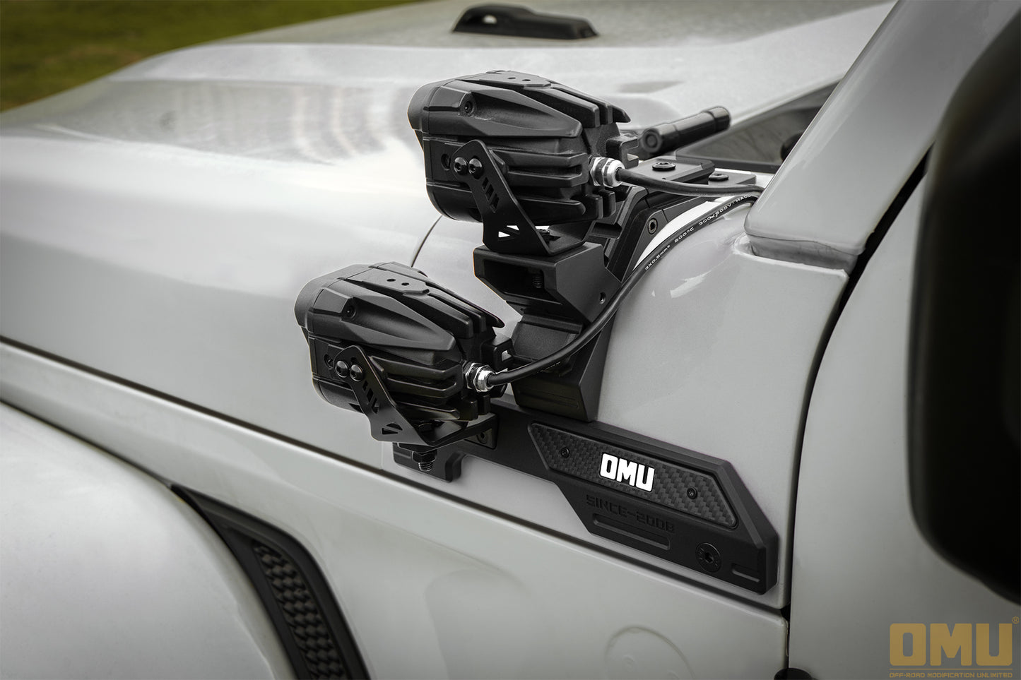 OMU Genesis Series A-Pillar Light System Mount For Jeep Wrangler Rubicon 392 JL & JT Sand Runner JT Mojave