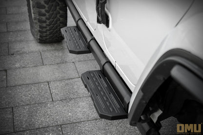 OMU Genesis Series  Running Board Side Step For Jeep Wrangler JL with Rubicon OEM side bar
