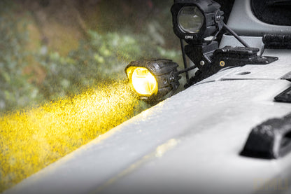 OMU Genesis Series Aluminum High Low Beam Switchable A-Pillar Spotlight For Vehicle Jeep Ford Etc