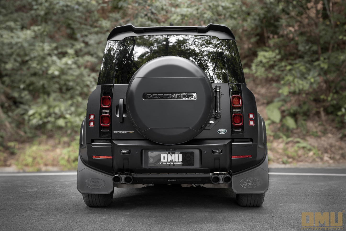 OMU Genesis Series Tailgate Flagpole Mount Kit For New Land Rover Defender 90/110/130