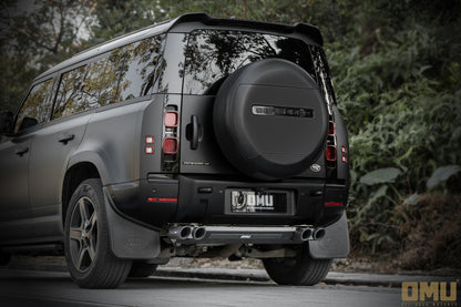 OMU Genesis Series Exhaust Tailpipe Trim Kit For New Land Rover Defender 110/130  (only 3.0L)