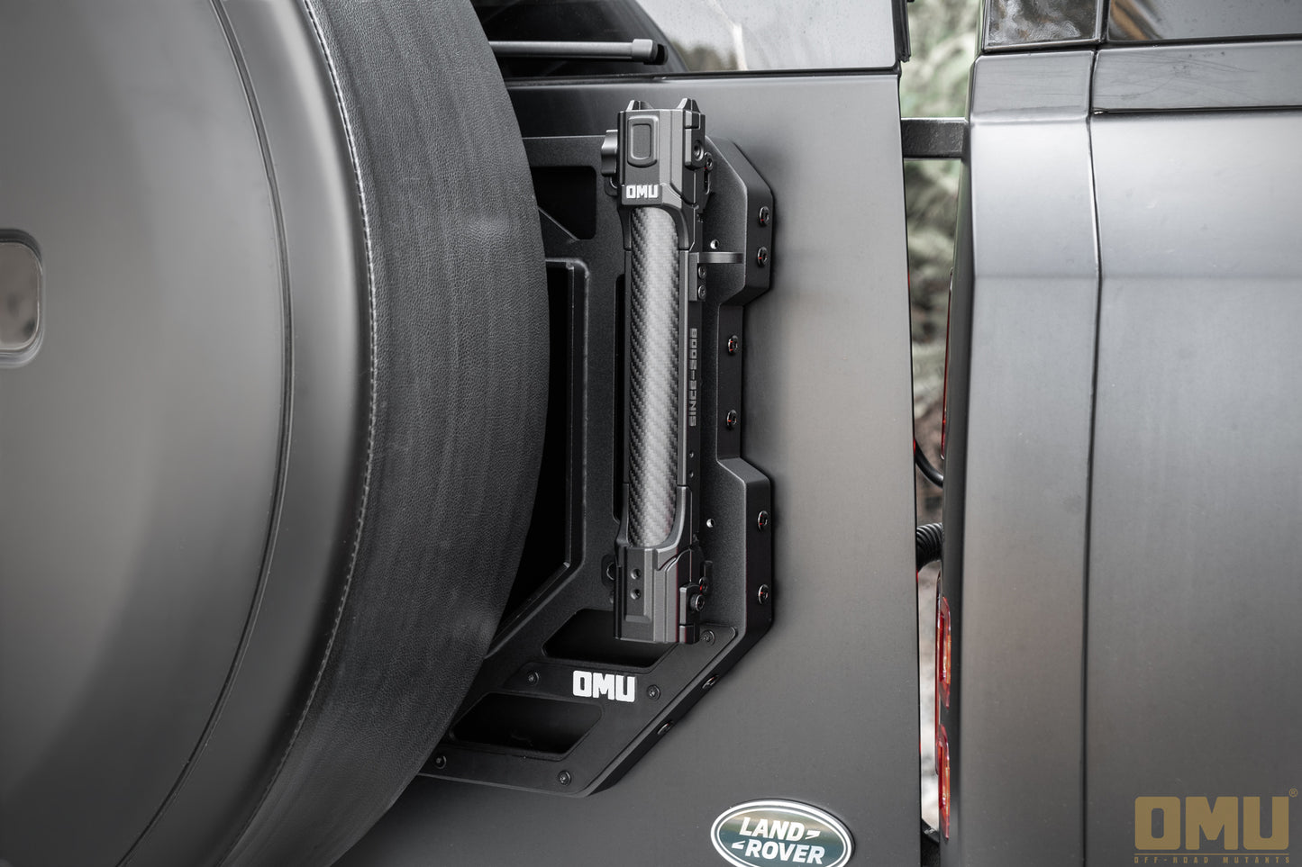 OMU Genesis Series Tailgate Flagpole Mount Kit For New Land Rover Defender 90/110/130