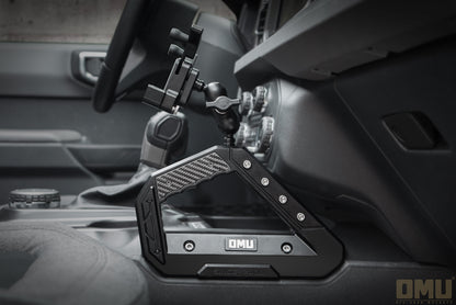 OMU Genesis Series Aluminum Center Console Grab Handle With Phone Holder For Ford Bronco