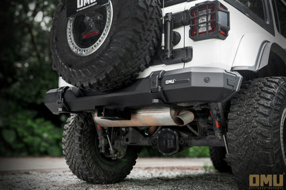OMU Genesis Series Steel And Aluminum Rear Bumper For Jeep Wrangler JL