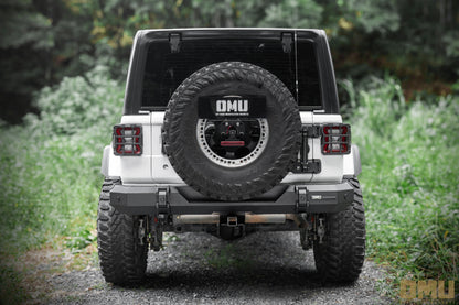 OMU Genesis Series Steel And Aluminum Rear Bumper For Jeep Wrangler JL
