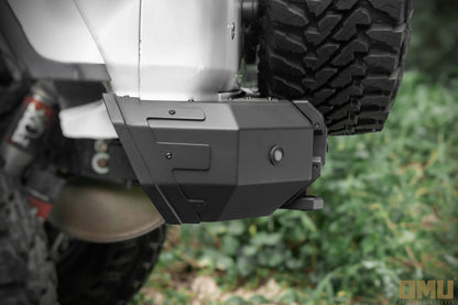 OMU Genesis Series Steel And Aluminum Rear Bumper For Jeep Wrangler JL