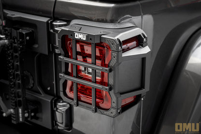 OMU Genesis Series Aluminum Tail Light Cover For Jeep Wrangler JL & Rubicon X Edition
