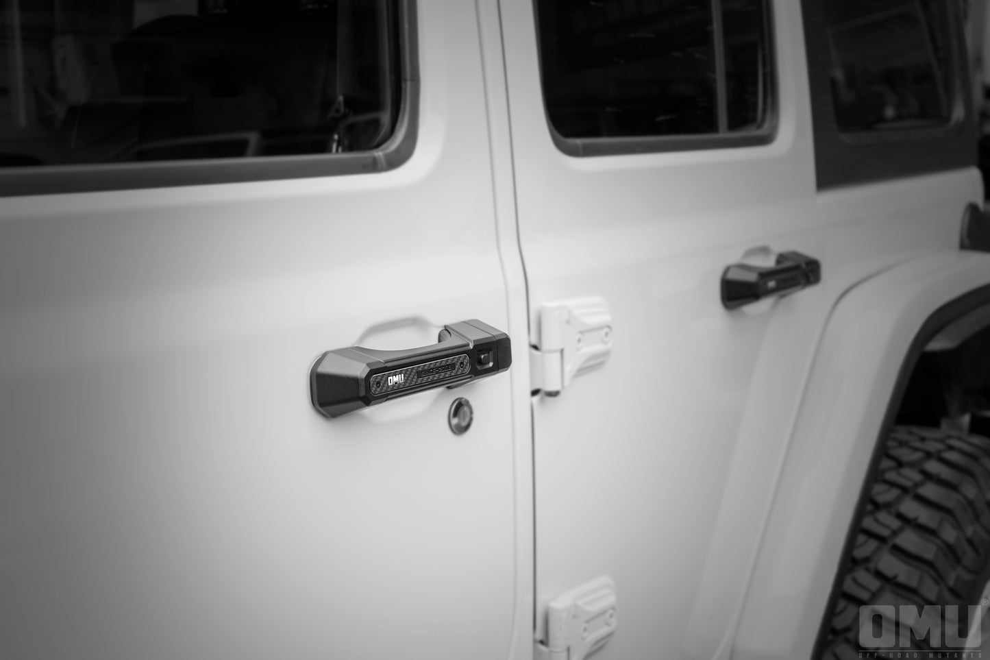 OMU Genesis Series Aluminum Door Handle Cover To 4/2Doors For Jeep Wrangler JL / JT