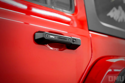 OMU Genesis Series Aluminum Door Handle Cover To 4/2Doors For Jeep Wrangler JL / JT