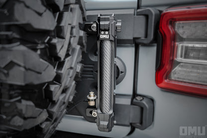 OMU Aluminum Tailgate Flagpole Holder Bracket for Jeep Wrangler JK JL