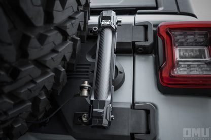 OMU Aluminum Tailgate Flagpole Holder Bracket for Jeep Wrangler JK JL