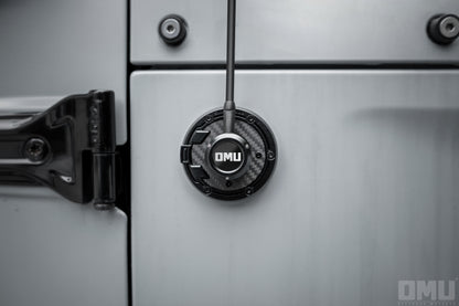 OMU Genesis Series Aluminum Antenna Base Cover For Jeep Wrangler JK JL JT